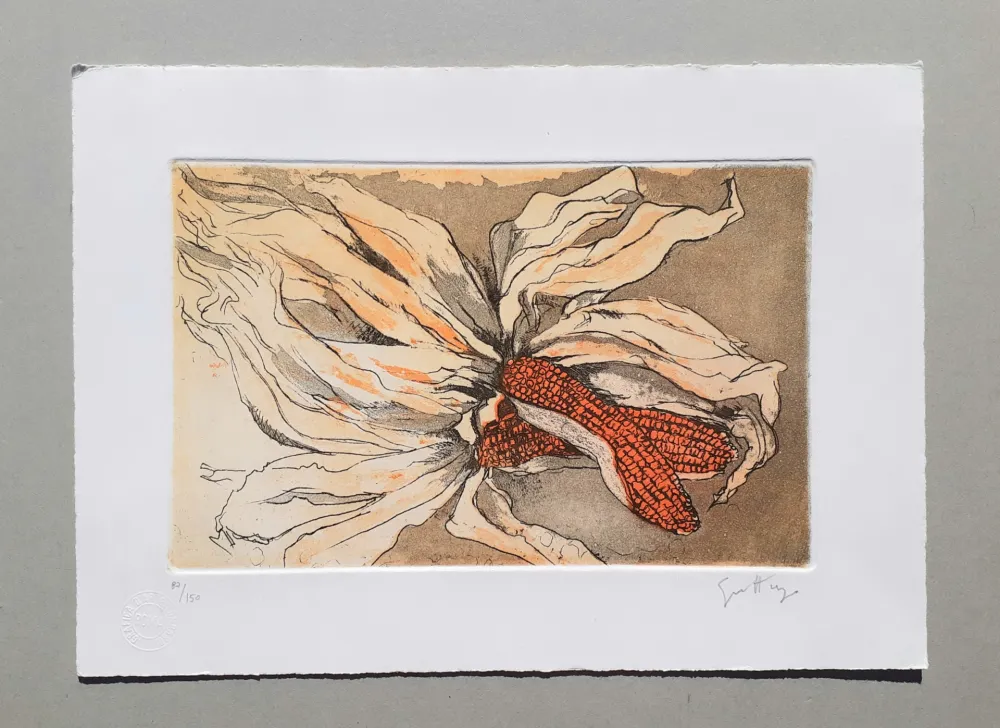 エッチングと　アクチアント Guttuso - Natura morta