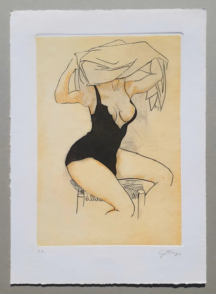 エッチングと　アクチアント Guttuso - Verso sera