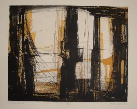 エッチング Haass - Temple déserté