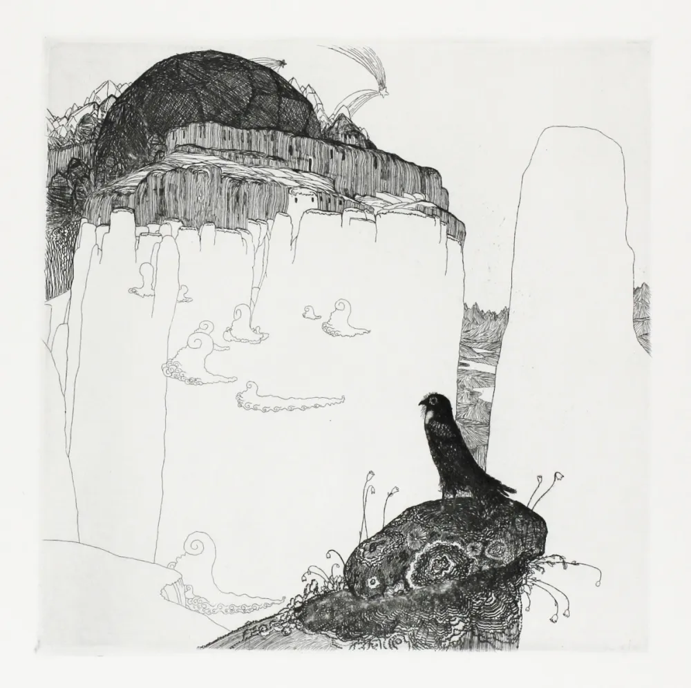 彫版 Hablik - Turmfalke (Kestrel)