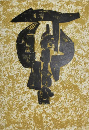 リトグラフ Hadzi - Sculpture Study