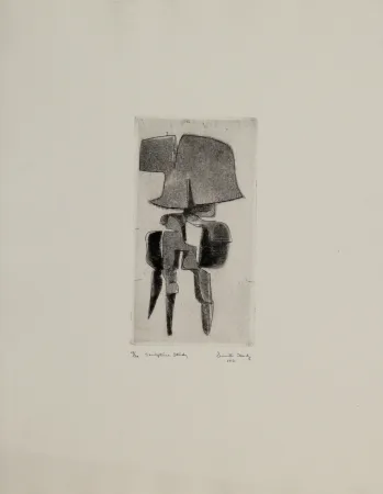 エッチングと　アクチアント Hadzi - Sculpture Study