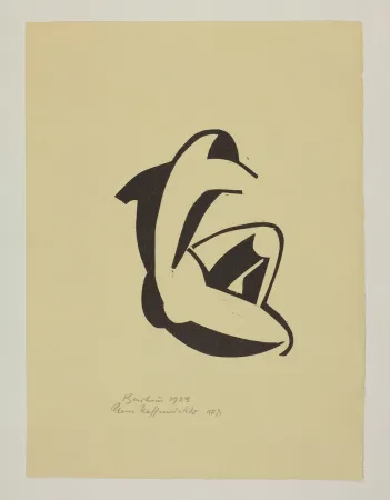 リノリウム彫版 Haffenrichter - Untitled