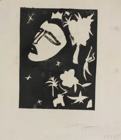 木版 Hamerschlag - Maske (Mask)