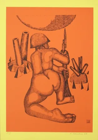 リトグラフ Hanko - Krieger (Warrior)