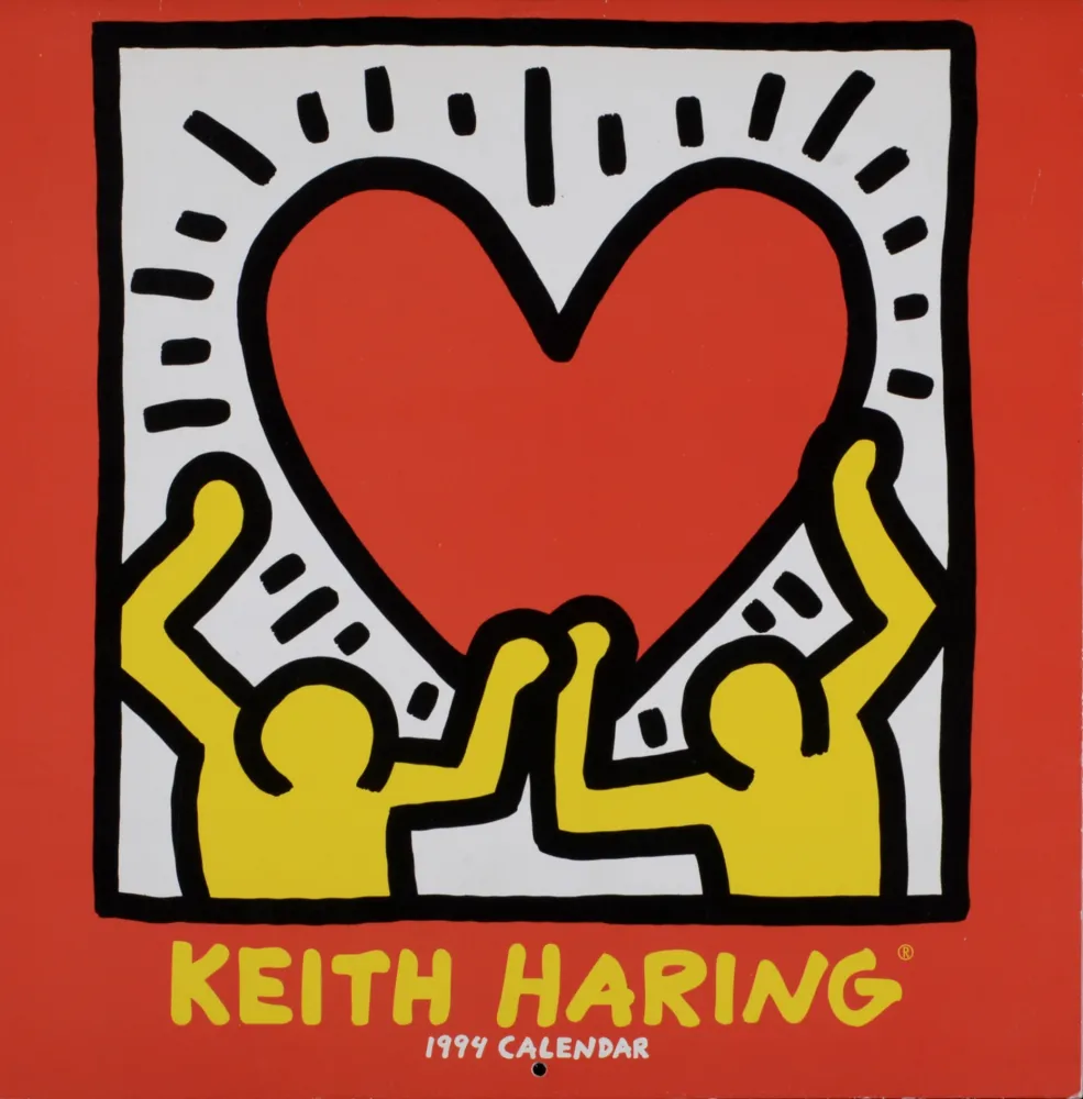 オフセット Haring - 1994 Calendar (Ephemera)