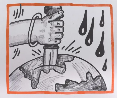 リトグラフ Haring - Against all Odds, 1990