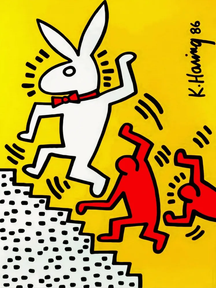 技術的なありません Haring - Bunny on the Run