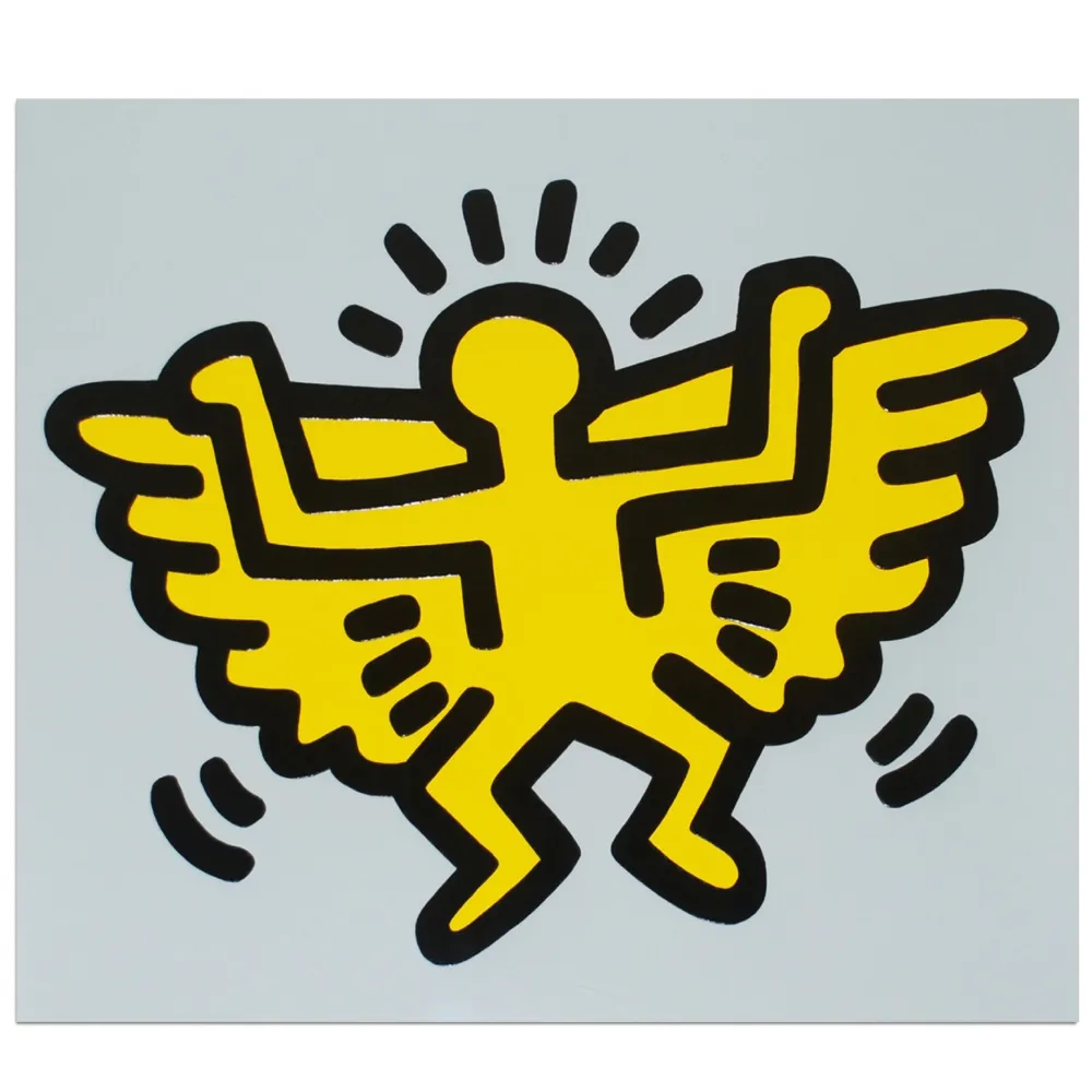 シルクスクリーン Haring - Icons: Angel