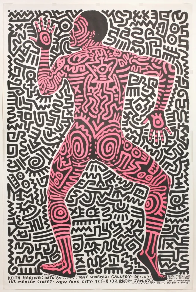 オフセット Haring - Into 84…Tony Shafrazi Gallery