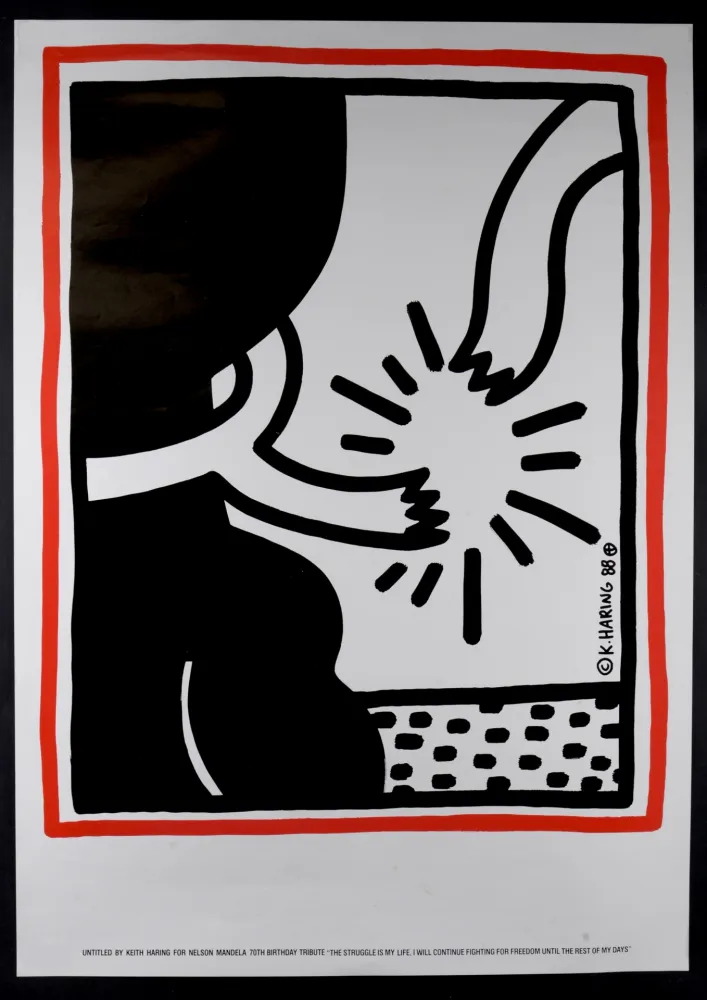 オフセット Haring - Nelson Mandela's 70th Birthday Tribute, Concert Wembley, 1988