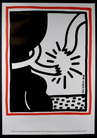 オフセット Haring - Nelson Mandela's 70th Birthday Tribute, Concert Wembley, 1988