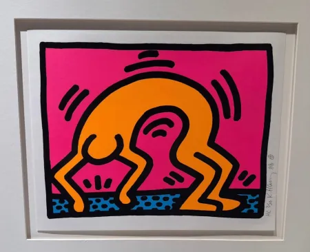 シルクスクリーン Haring - Pop Shop II (Plate 2)