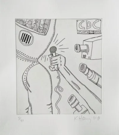 彫版 Haring - The Valley (1)