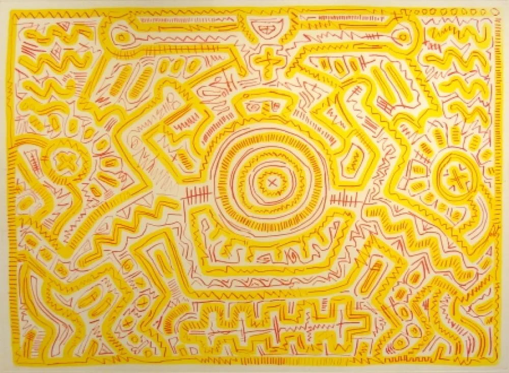 ポイントーセッシュ Haring - Untitled, 1985