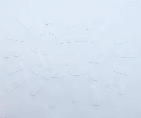 技術的なありません Haring - White Icons (A) - Radiant Baby