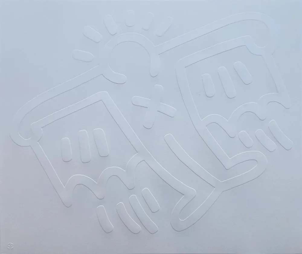 技術的なありません Haring - White Icons (D) - X-Man