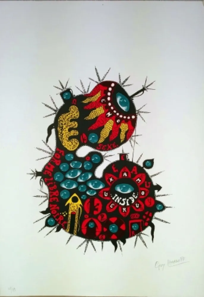 リトグラフ Harloff - Forme libre