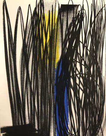 リトグラフ Hartung - Composition