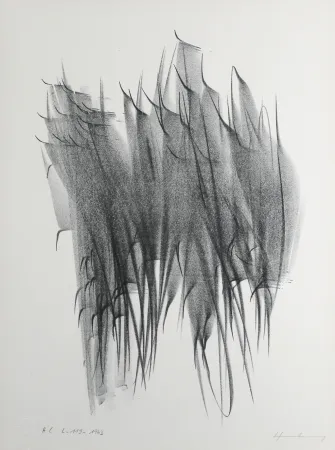 リトグラフ Hartung - Composition 