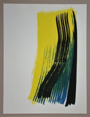 リトグラフ Hartung - Composition