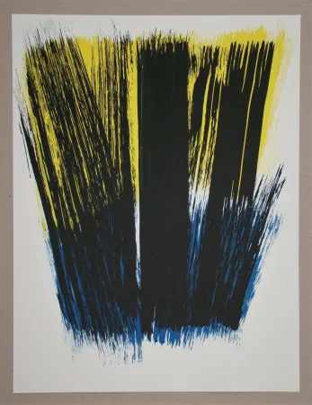 リトグラフ Hartung - Composition