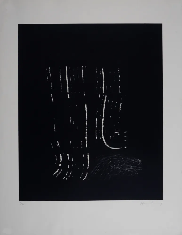 リトグラフ Hartung - Composition L 1977-2, 1977 - Hand-signed