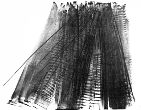 リトグラフ Hartung - Composizione 