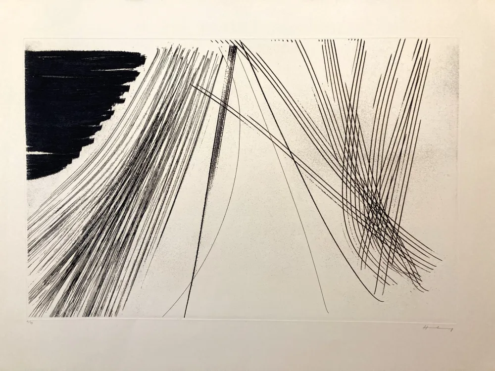 エッチング Hartung - Eau-forte signé et numérotée 