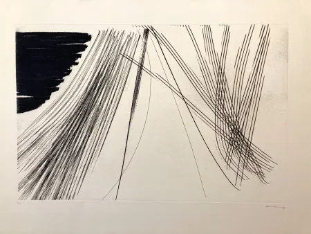 エッチング Hartung - Eau-forte signé et numérotée 