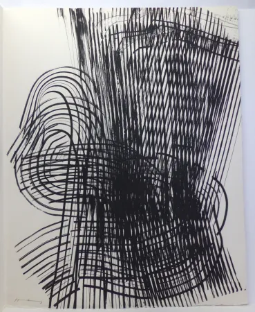 エッチング Hartung - Eau-forte sur vélin d'Arches. 1973. Signée