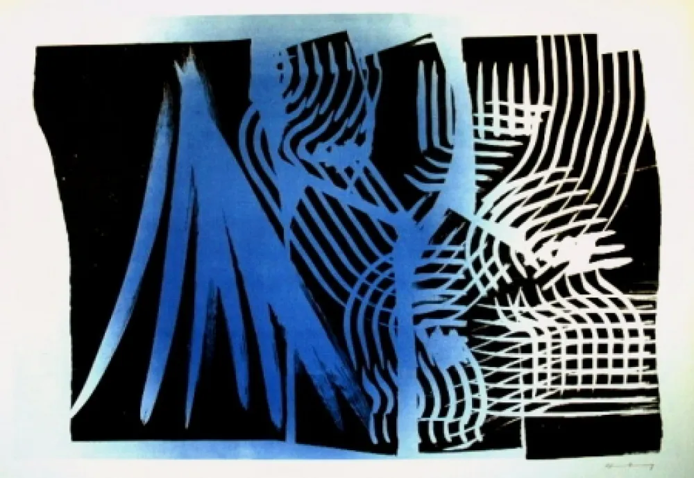 リトグラフ Hartung - Farandole 11