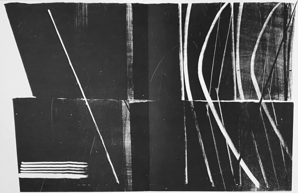 リトグラフ Hartung - Farandole