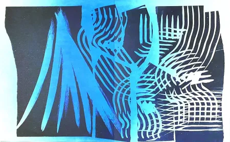 リトグラフ Hartung - Farandole