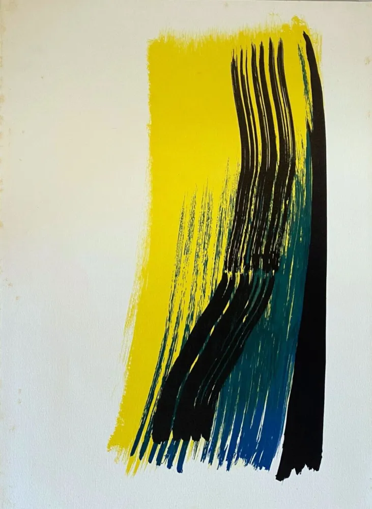 リトグラフ Hartung - Farandole