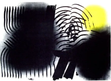 リトグラフ Hartung - Farandole 3