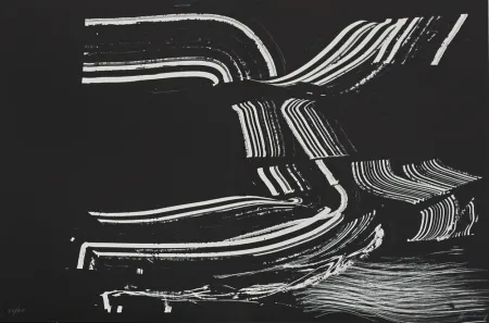 リトグラフ Hartung - Farandole