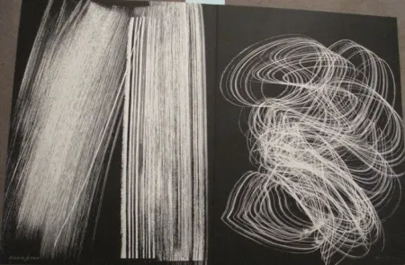 リトグラフ Hartung - Farandole 6