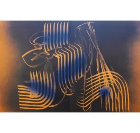 リトグラフ Hartung - Farandole 7