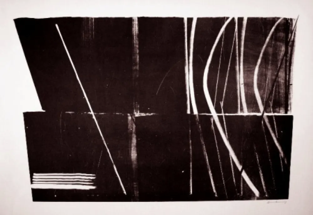 リトグラフ Hartung - Farandole 7