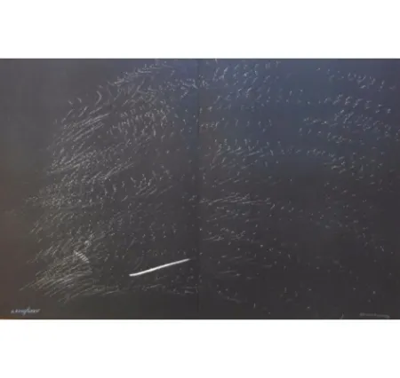 リトグラフ Hartung - Farandole B