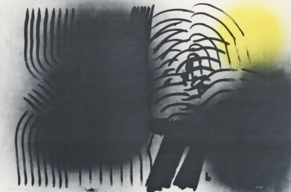 リトグラフ Hartung - Farandole II