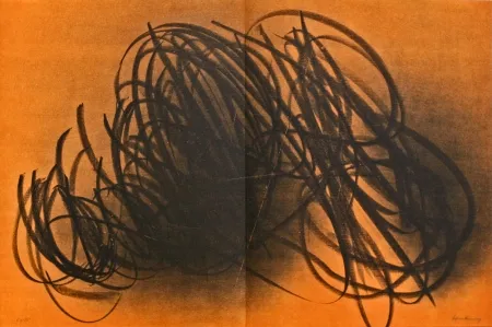 リトグラフ Hartung - Farandole IX