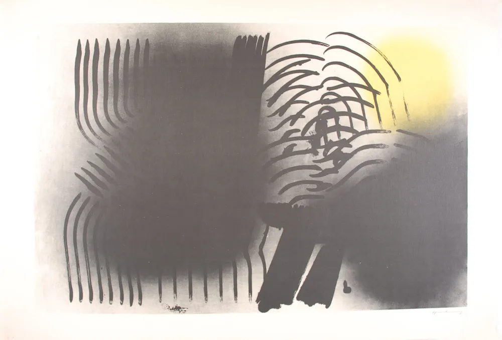 リトグラフ Hartung - FARANDOLE : L 1970-2