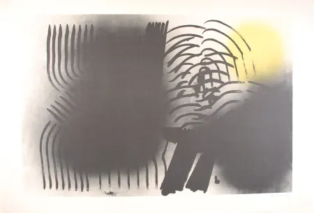 リトグラフ Hartung - FARANDOLE : L 1970-2