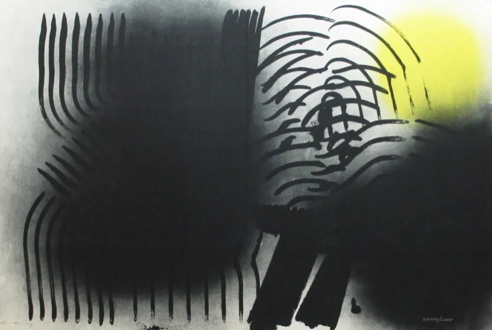 リトグラフ Hartung - Farandole n°6