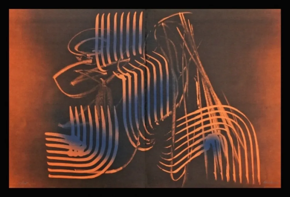 リトグラフ Hartung - Farandole VI