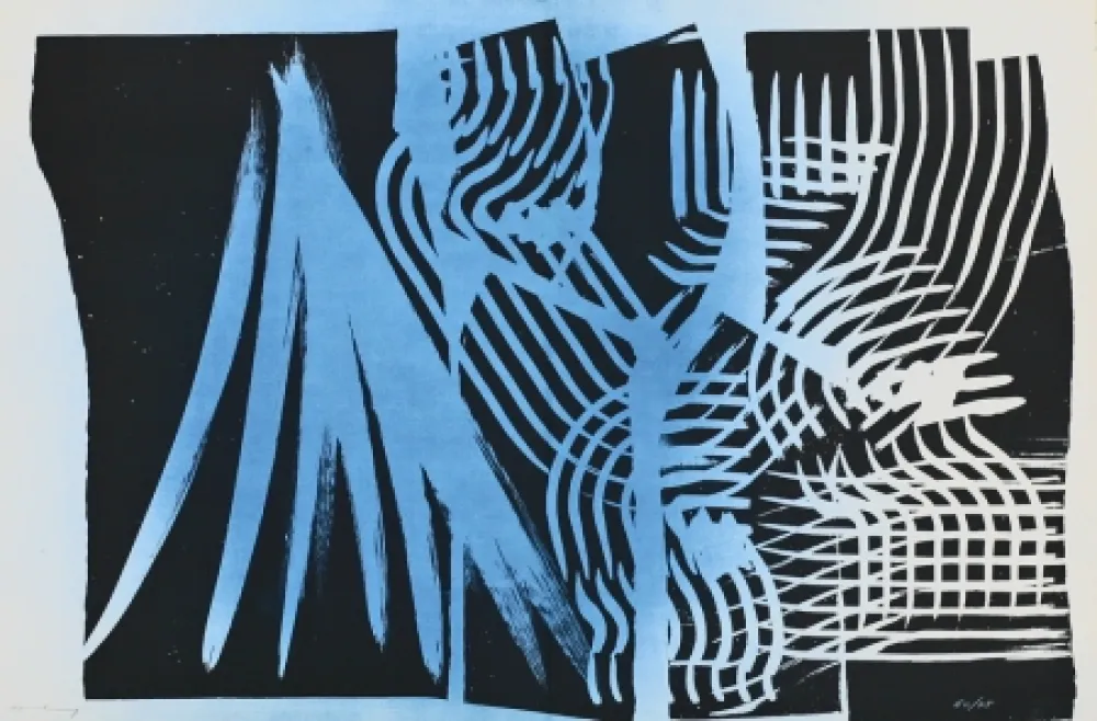 リトグラフ Hartung - Farandole XI