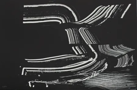 リトグラフ Hartung - Farandole XIV