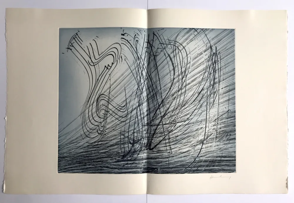 エッチング Hartung - GM 1973-10 / Élégie des Alizés pl. II